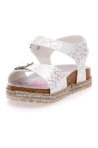 Bele sandale s trakom Pitt Kids 14452