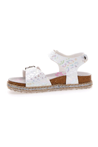 Bele sandale s trakom Pitt Kids 14452