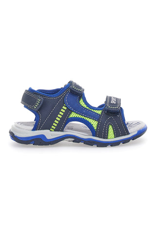Modri sandali z velcro trakom Pitt Kids 143691