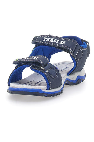 Modri sandali z velcro trakom Pitt Kids 143691
