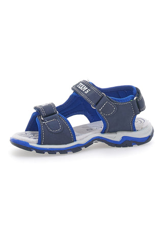 Modri sandali z velcro trakom Pitt Kids 143691