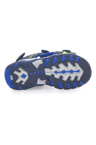 Modri sandali z velcro trakom Pitt Kids 143691