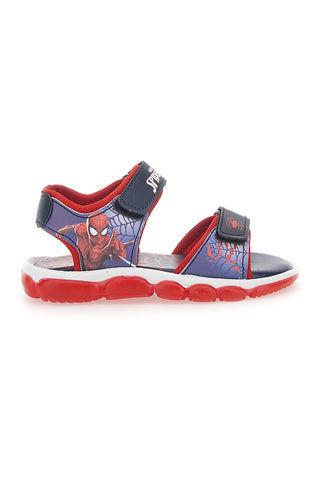 Sandali z rdečimi in modrimi lučkami Spiderman 11301