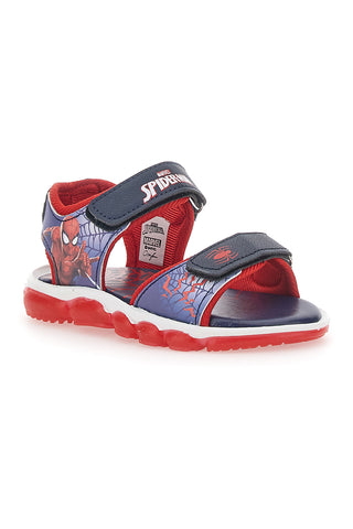 Sandali z rdečimi in modrimi lučkami Spiderman 11301