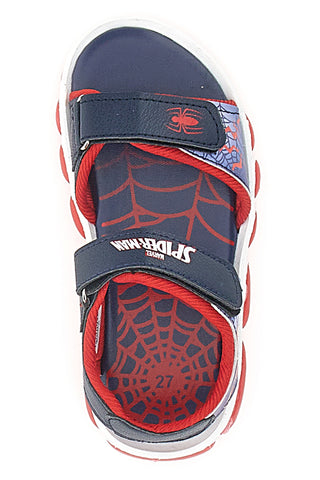 Sandali z rdečimi in modrimi lučkami Spiderman 11301