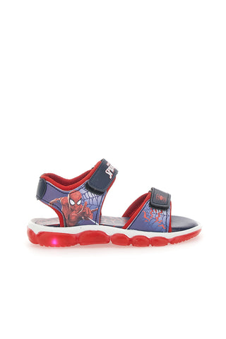 Sandali z rdečimi in modrimi lučkami Spiderman 11301