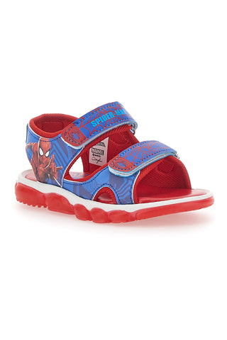 Sandali z rdečimi in modrimi lučkami Spiderman 11302