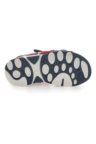 Modri in rdeči sandali z velcro trakovi Spiderman 15301