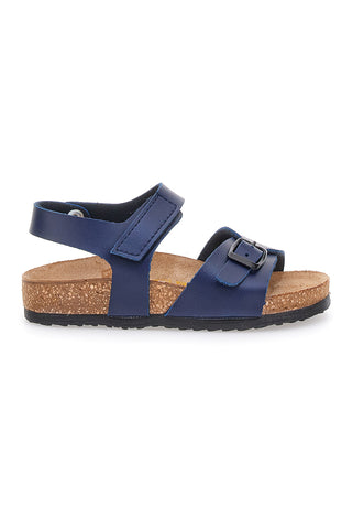 Modri sandali z velcro trakovi Pittarello Bio 257080
