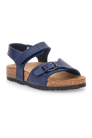 Modri sandali z velcro trakovi Pittarello Bio 257080