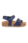 Modri sandali z velcro trakom Pittarello Bio 257081