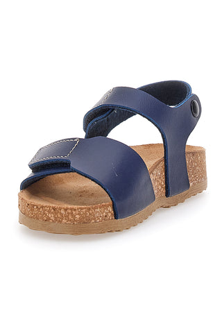 Modri sandali z velcro trakom Pittarello Bio 257081