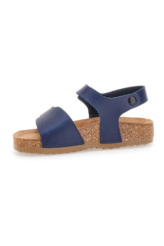 Modri sandali z velcro trakom Pittarello Bio 257081