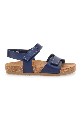 Modre sandale z velcro trakovi Pittarello Bio 257081