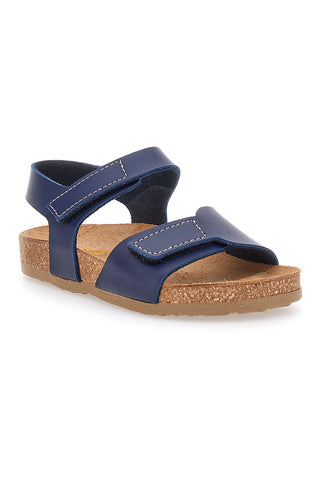 Modre sandale z velcro trakovi Pittarello Bio 257081