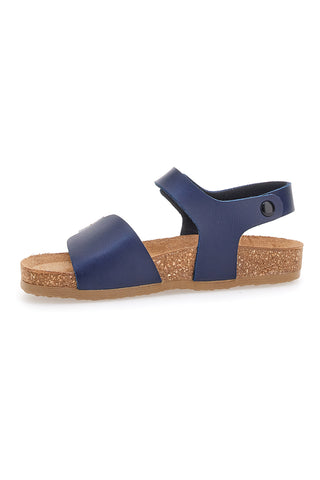 Modre sandale z velcro trakovi Pittarello Bio 257081