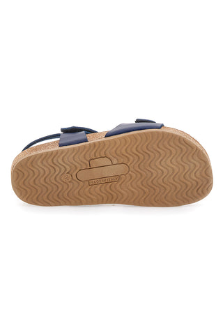 Modre sandale z velcro trakovi Pittarello Bio 257081