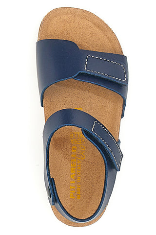 Modre sandale z velcro trakovi Pittarello Bio 257081