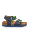 Modre sandale z zaponko PITT KIDS 14466