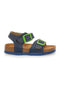 Modre sandale z zaponko PITT KIDS 14466