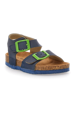 Modre sandale z zaponko PITT KIDS 14466