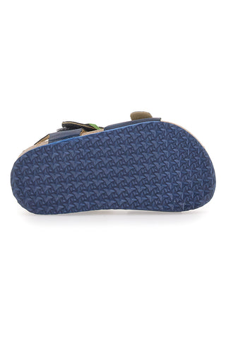 Modre sandale z zaponko PITT KIDS 14466