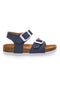 Modri sandali s sponkami Pitt Kids 14466