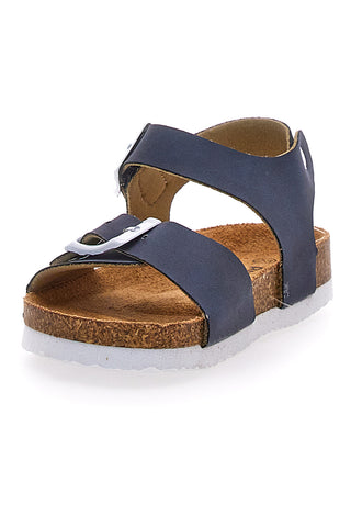 Modri sandali s sponkami Pitt Kids 14466
