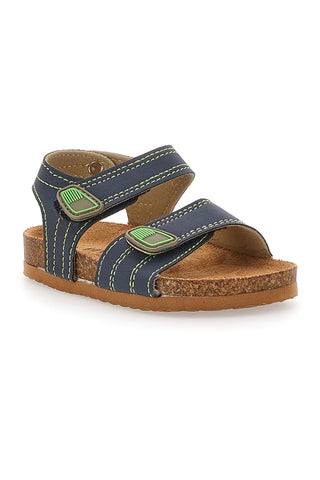 Modri sandali z zapenjanjem na velcro PITT KIDS 14128