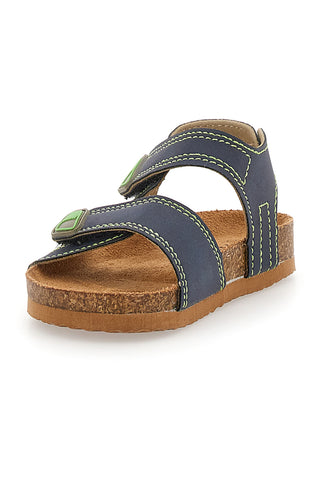 Modri sandali z zapenjanjem na velcro PITT KIDS 14128