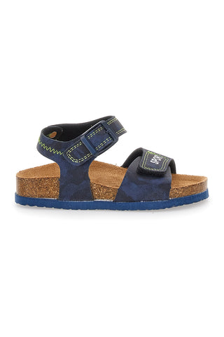 Modri sandali Camouflage Pitt Kids 14431