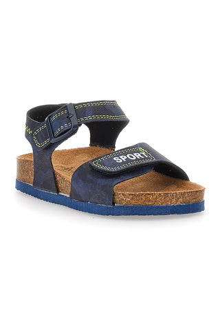 Modri sandali Camouflage Pitt Kids 14431