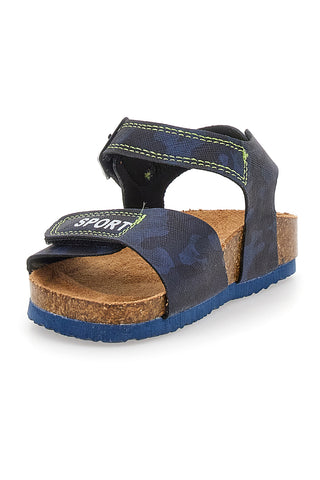 Modri sandali Camouflage Pitt Kids 14431