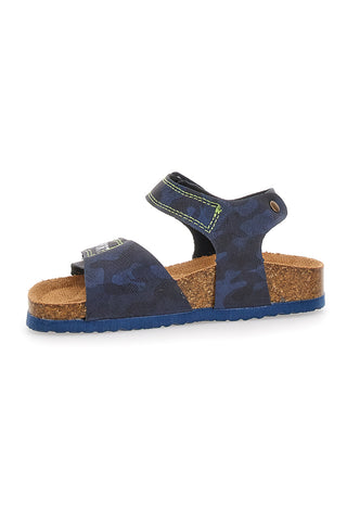 Modri sandali Camouflage Pitt Kids 14431