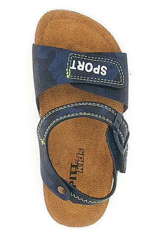 Modri sandali Camouflage Pitt Kids 14431