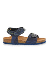 Modre sandale z velcro trakovi Pitt Kids 14431