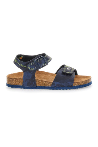 Modre sandale z velcro trakovi Pitt Kids 14431