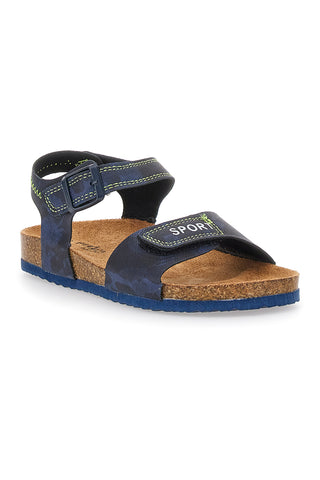 Modre sandale z velcro trakovi Pitt Kids 14431