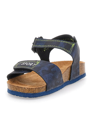 Modre sandale z velcro trakovi Pitt Kids 14431