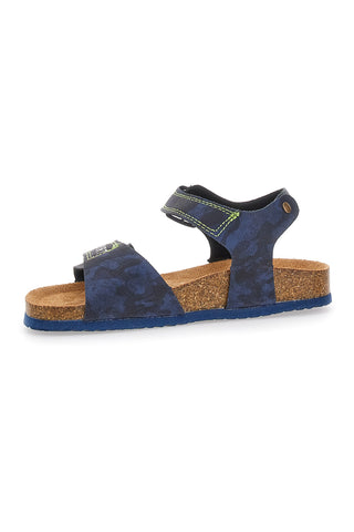 Modre sandale z velcro trakovi Pitt Kids 14431