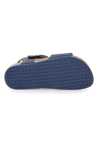 Modre sandale z velcro trakovi Pitt Kids 14431