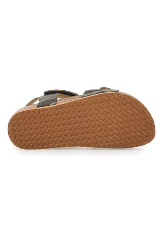 Zelene sandale s kamuflažnim vzorcem in velcro trakovi Pitt Kids 14432