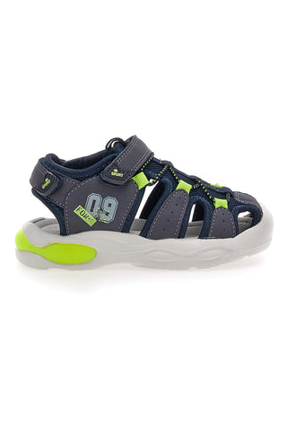 Modri sandali z velcro trakom Pitt Kids 2205003