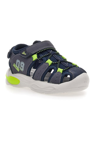 Modri sandali z velcro trakom Pitt Kids 2205003