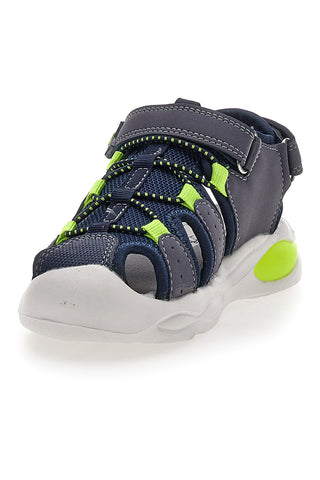 Modri sandali z velcro trakom Pitt Kids 2205003