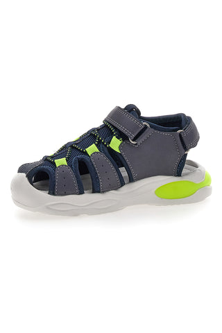Modri sandali z velcro trakom Pitt Kids 2205003