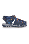 Polodprti sandali z velcro trakom Pitt Kids 13095