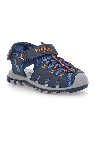 Polodprti sandali z velcro trakom Pitt Kids 13095