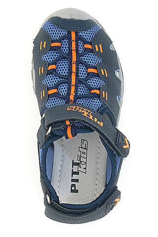 Polodprti sandali z velcro trakom Pitt Kids 13095