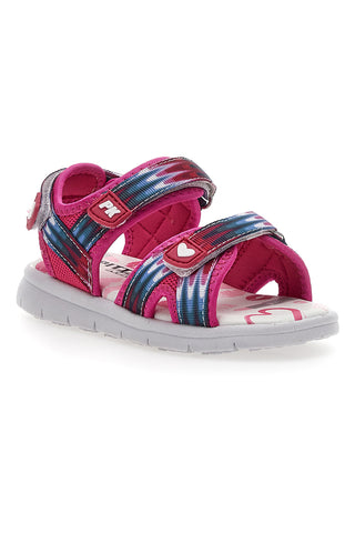 Fuksijeve sandale z vzorcem in zaponkami z velcro trakom Pitt Kids 2712